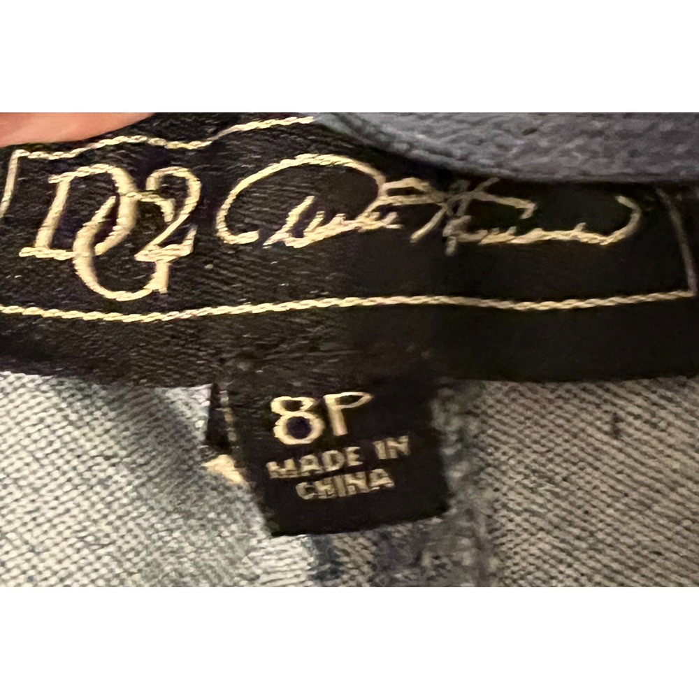 DG2 Diane Gilman Jeans Womens  Size 8P Bootcut Stretch Denim Classic Fit Petite - Picture 2 of 12